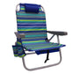 Backpack Aluminum Beach Chair, Multi-color