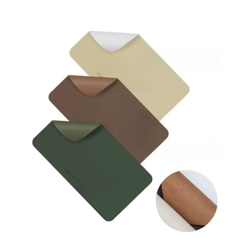 Insulation Waterproof Dining Table Mat PU Leather Waterproof Mat Tableware Equipment Camping Picnic Oil-proof Table Mat New