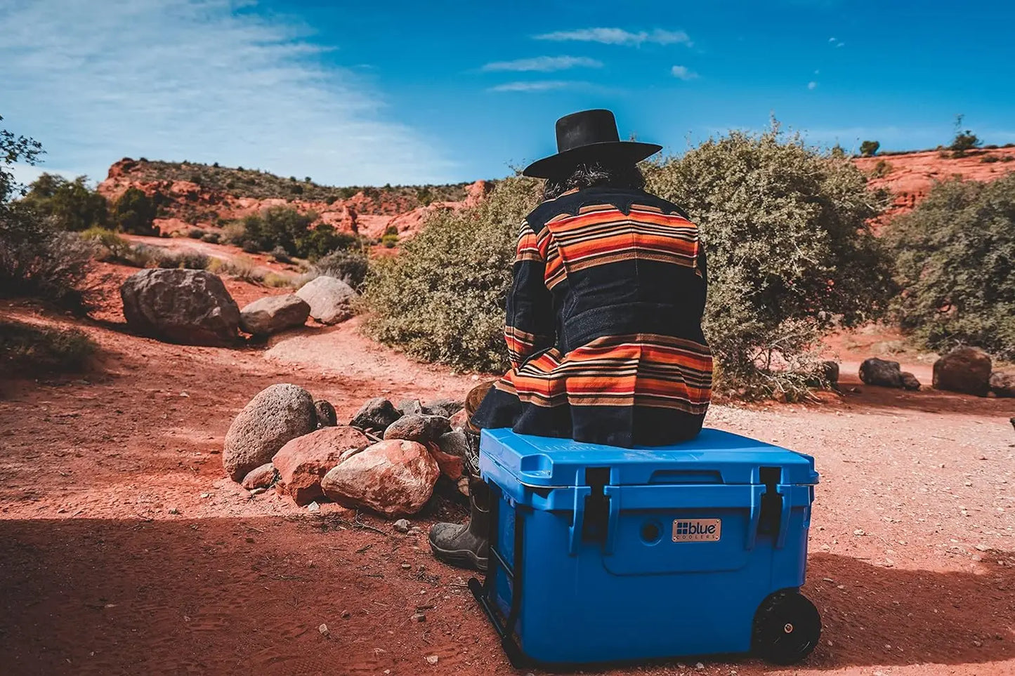Blue Coolers Ice Vault – 60 Quart, Roto-Molded  Cooler  Large Ice Chest Holds up to 10 Days