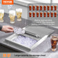 VEVOR Drop in Ice Chest,18"L x 12"W x 14.5"H Stainless Steel Ice Cooler, Commercial Ice Bin with Sliding Cover, 40.9 qt Ice Bar