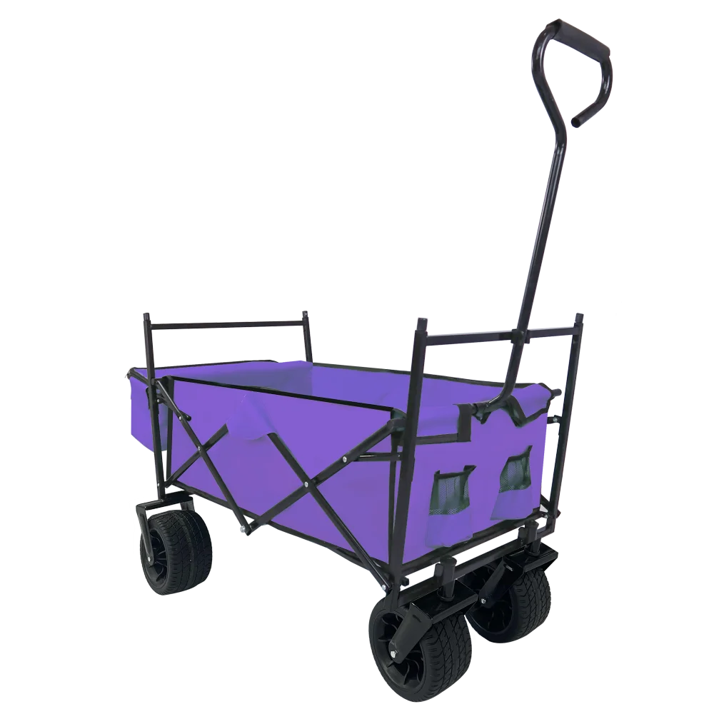 Garden Carts, Outdoor Garden Park Utility kids wagon portable beach trolley cart camping foldable folding wagon