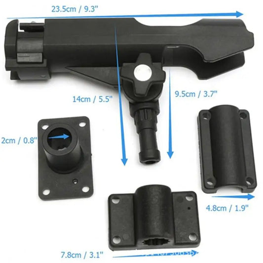Fishing Rod Rack Holders For Ocean Boat Rest Adjustable Removable 360 Degree Kayak Boat Support Tools Accessories Pole Bracket