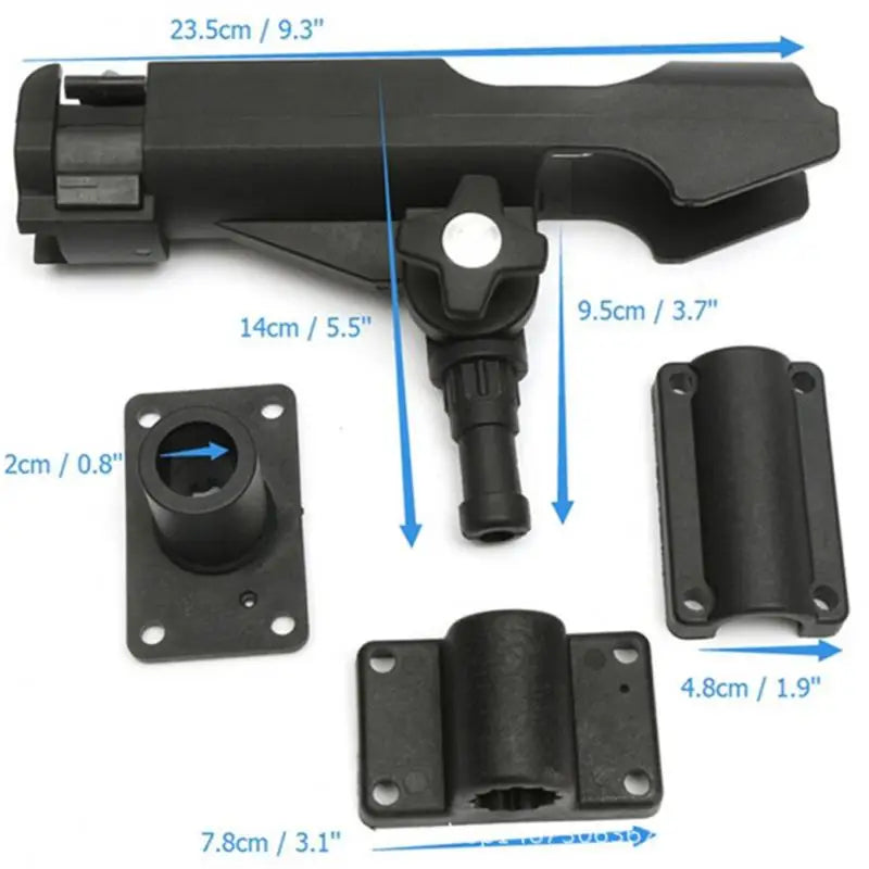 Fishing Rod Rack Holders For Ocean Boat Rest Adjustable Removable 360 Degree Kayak Boat Support Tools Accessories Pole Bracket