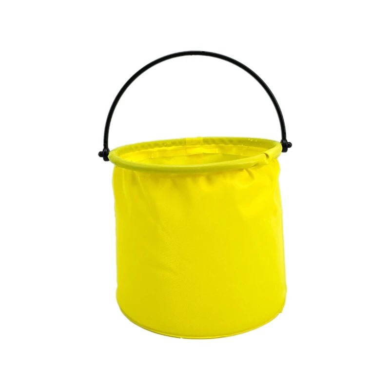 Beach Sand Play Bucket Toy Folding Collapsible Bucket Gardening Tool Outdoor Sand Pool Play Tool Toy Kids Summer Favor Dropship