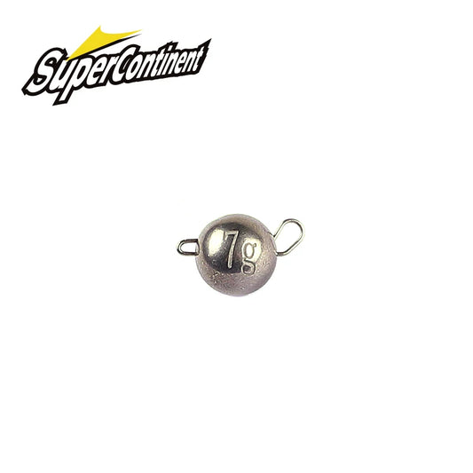 Supercontinent Tungsten Cheburashka 0.75g 1g 1.5g 2g 3g 8g Plain Bass Fishing Soft Worm Bait Accessories