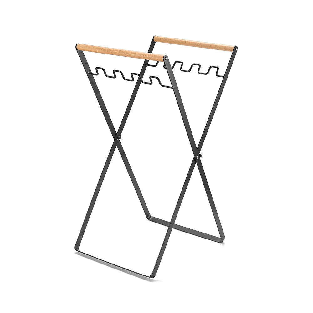 Outdoor Trash Rack Camping Picnic Foldable Plastic Garbage Hanging Bag Holder Kitchen Organizer Trash Rubbish Bags Storage Rack