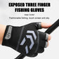 Fishing Cycling Gloves Men Summer Three Finger Cut Gloves for Fishing Sun Protection Male Anti-Slip Drive Breathable Thin Gloves