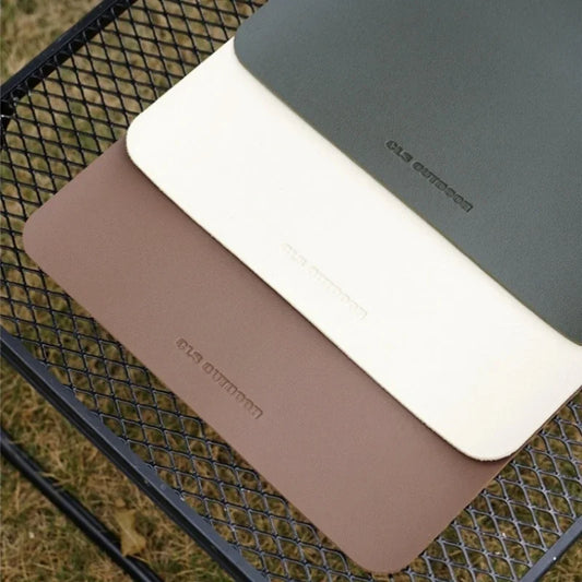 Insulation Waterproof Dining Table Mat PU Leather Waterproof Mat Tableware Equipment Camping Picnic Oil-proof Table Mat New