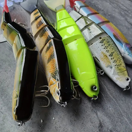 Balam Lure Swimbait Sinking Big Fishing Lure Jointed 105g 230mm Flexible Pike Giant Bait for Bass Catfish