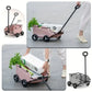 Dog Stroller 4 Wheels Portable Folding Dog Cart Pet Stroller for Travelling Shopping Walking Playing Suitable for Dogs and Cats