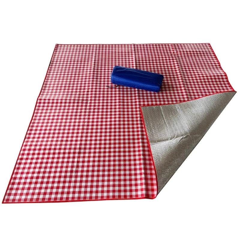 for Extra Large Picnic & Beach Blanket Waterproof Handy Mat 3 Layers Portable Camping-Mat for Family, Friends, Kids