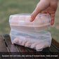 Portable Eggs Box Case Shockproof Egg Holder Kitchen Container Case Transparent Kitchen Organizer for Outdoor Camping Picnic