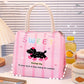 Cute Cartoon Insulated Picnic Lunch Bag Cooler Bag Bag Handbag Student Office Storage Camping Bento Outdoor Thermal W0M7