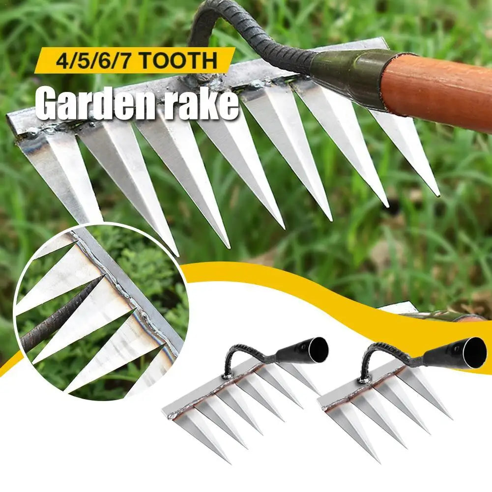 4/5/6/7-teeth Weeding Hoes Agricultural Tools Used For Yard Weeding Soil Loosening Sowing Soil Leveling Weeding Pruning Machine