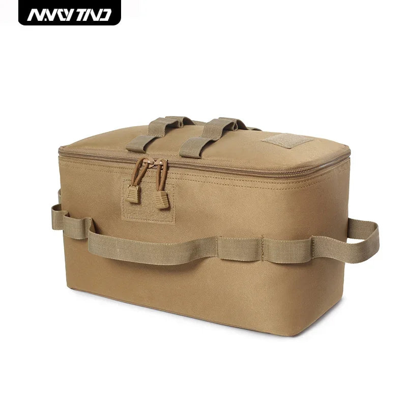 Camping Gas Tank Storage Bag, Outdoor Tool Bags, Large Capacity, Ground Nail, Canister, Picnic Cookware, Multifunction Kit