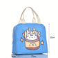 Insulated Cooler Bags Cute Cartoon Picnic Bag Portable Food Bag Cartoon Pattern Bag Lunch Bag Tote Bag Large Capacity