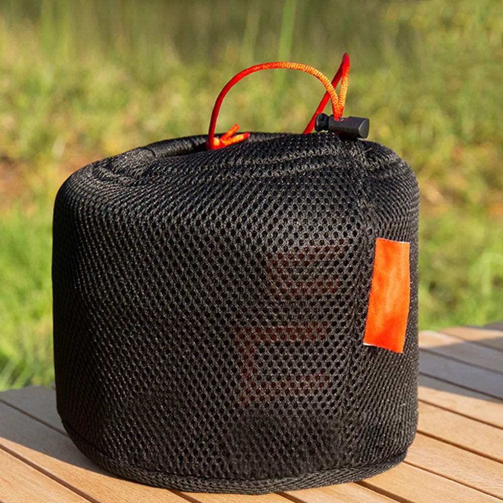 1pcs Picnic Bags Kitchenware Organizer Outdoor Mesh Bag Anti-collision Bag Pot Storage Bag Camping Supplie Mesh Pouch