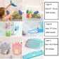 Baby Bathroom Mesh Bag Bath Toys Bag Kids Basket Net Children's Games Network Waterproof Cloth Sand Toys Beach Storage Organizer