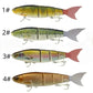 Balam Lure Swimbait Sinking Big Fishing Lure Jointed 105g 230mm Flexible Pike Giant Bait for Bass Catfish