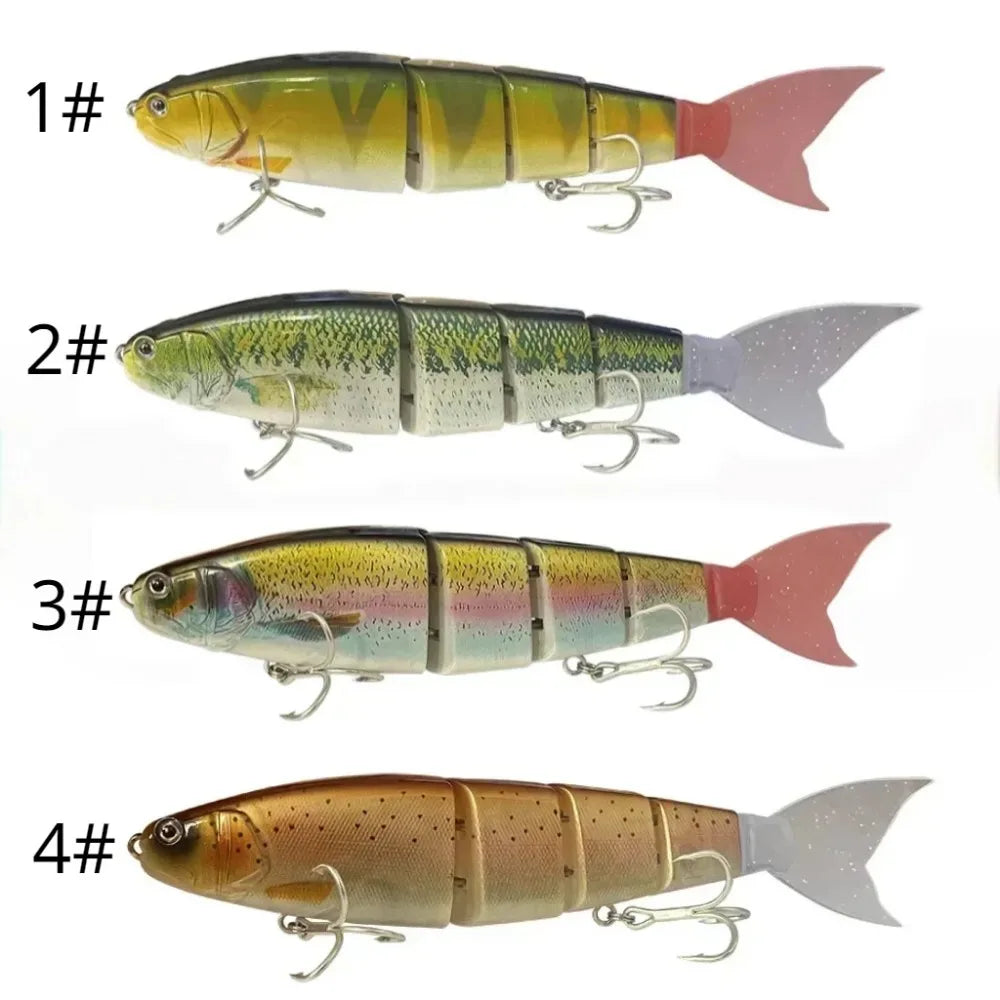 Balam Lure Swimbait Sinking Big Fishing Lure Jointed 105g 230mm Flexible Pike Giant Bait for Bass Catfish