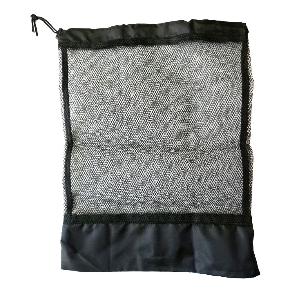 Scuba Diving Drawstring Mesh Bag Snorkel Gear Mask Storage Bag For Diver Swimming Beach Travel 15.5 x 12.5 inch