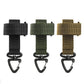 3Pcs Outdoor Keychain Tactical Gear Clip Keeper Pouch Belt Keychain Webbing Gloves Rope Holder  Molle Hook Camping Equipment