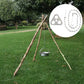 Camping Hanging Tripod With Bag Stainless Steel Pot Rack Multifunction Tripod Fire For Picnic BBQ Bonfire Party Outdoor Tool