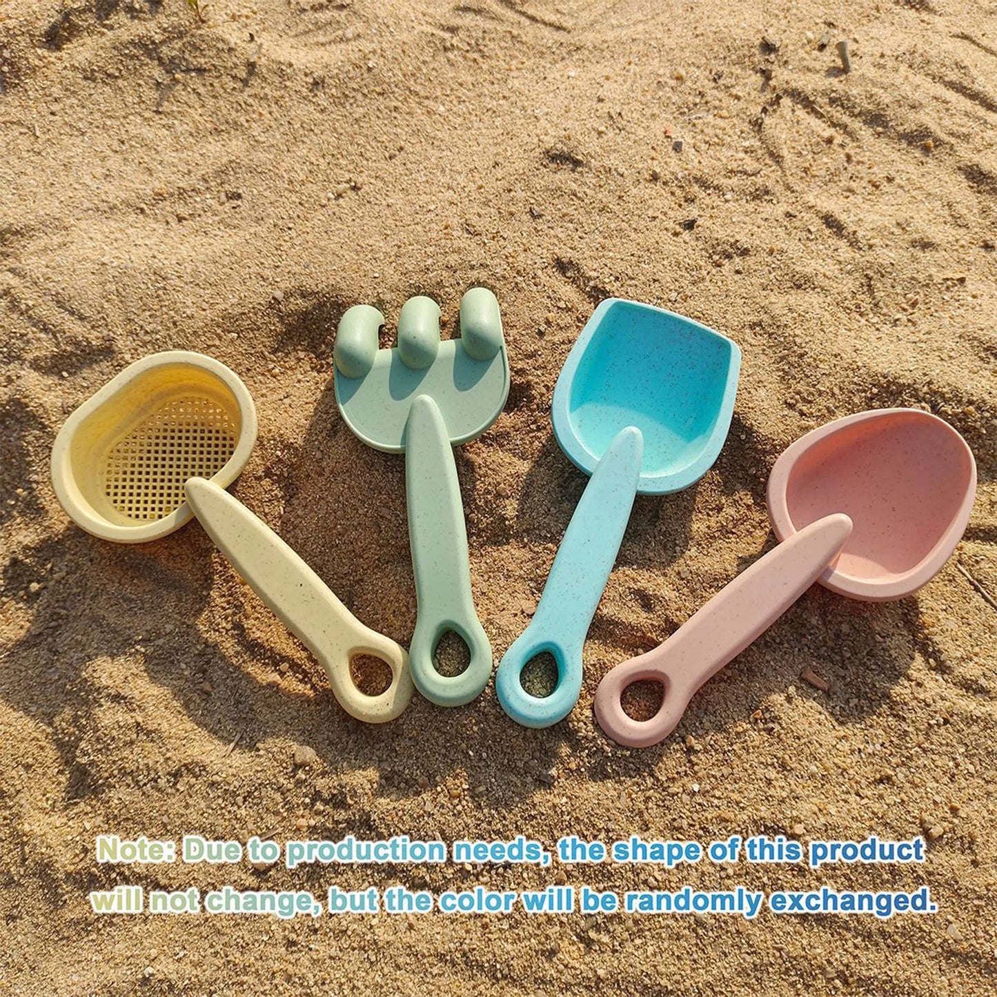 Fun Shovel Molds Beach Bucket Toys Set Portable Durable Beach Sand Water Game Toys for Children Birthday Presents