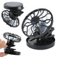 Solar Mini Fans Do Not Require Charging, Making Them Convenient for Adults and Children To Carry Camping Gear