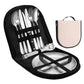 Camping Tableware Storage Bag Thickened Waterproof Oxford Cloth Picnic Folding Portable Storage Bag (excluding Tableware)