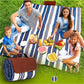 Picnic Blanket Extra Large Waterproof Mat 3-Layer Travel Beach Blankets W/ Handy Mat Tote Great Gifts for Outdoor Camping Hiking