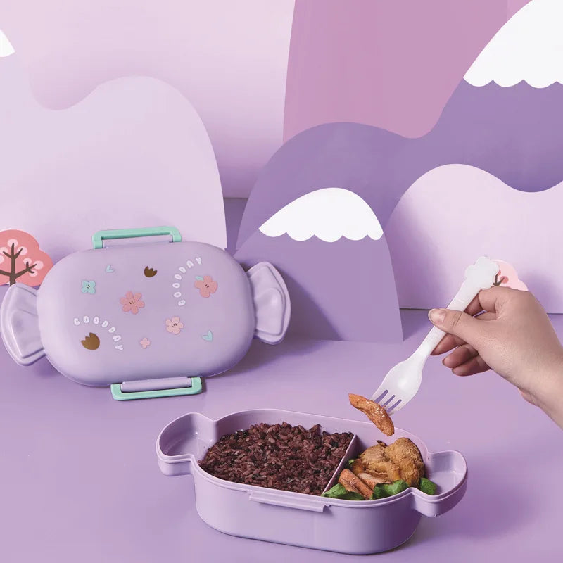 Creative Shape Lunch Box, Portable Bento Box with Cutlery, Kids Snack Box, Picnic Camping Food Storage Boxes
