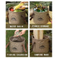Travel Camping Folding Water Bucket Multifunctional Collapsible Water Basin Portable Water Bag Backpack Barbecue Picnic Storage