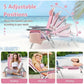 Beach Chair 2-Pack,Sunbathing Chairs with 5 Adjustable Position,Folding Fishing Backpack Chairs