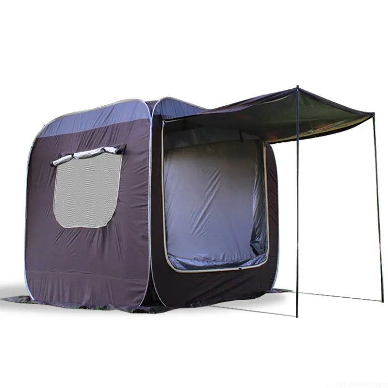 Outdoor Tent Car Rooftop Truck Rear Tent Camping Hiking Picnic Universal SUV Shade Awning Self-driving Travel Portable Equipment