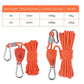 Pulley Ratchets Kayak and Canoe Boat Bow Stern Rope Lock Tie Down Strap 1/8 Inch Heavy Duty Adjustable Rope Hanger Camping Gear
