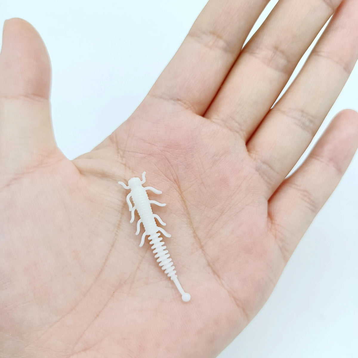 DUODUOYU 10PCS  NEW TPE Mini Soft Worm Fishing Lure 0.35g/40mm AJING Rockfish Artificial Baits Bass Silicone Fishing Tackle