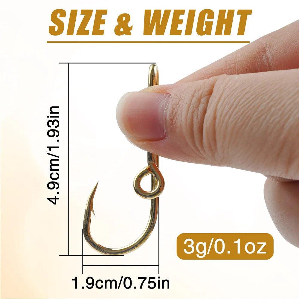 20Pcs Fish Hook Hat Clip Hats Pins for Men Gold/Black Bent Circle Fishing Hooks hat pins for craft Cap Hat Tie Clasp Money Clip