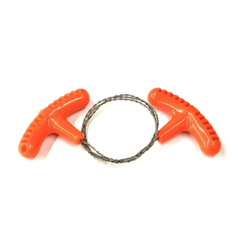 Manual Hand Steel Rope Chain Saw Practical Portable Emergency Survival Gear Steel Wire Kits Travel Tools Outdoor Camping Hiking