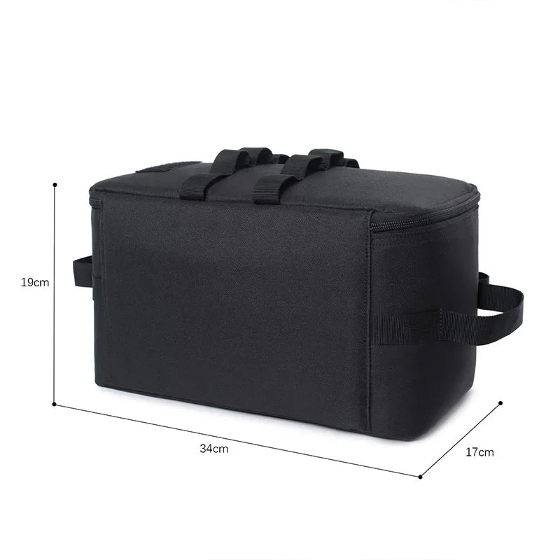 Camping Gas Tank Storage Bag, Outdoor Tool Bags, Large Capacity, Ground Nail, Canister, Picnic Cookware, Multifunction Kit