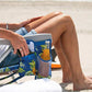 Beach Chair, Polyester, Yellow Pineapple,Adjustable,Durable,Lightweight Polyester 8 Pounds 24"D x 25"W x 30"H Beach Chairs