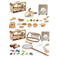Camping Pretend Play Toy Oil Lantern Camping Toys Pretend Play Tent Camp Gear Tools Pretend Play Tent With Campfire Kids Toys