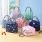 1pcs Zipper Thermal Lunch Dinner Bag Canvas Handbag Picnic Cooler Bag Breakfast Box School Children Lunch Storage Tote Food Bags