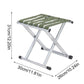 Outside Camping Stool Mini Seat Portable Chair Folding Telescopic Stool Outdoor Adventures Camp Chair Gardening Seat Garden Gear