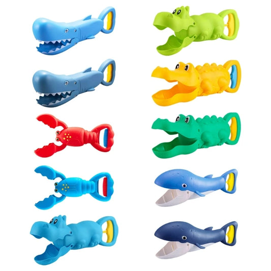 Mechanical Clamp Beach Sand Play Toy Children Fine Motor Skill Exercise Sand Shovel Toy Backyard Garden Sand Digging Toy