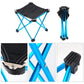 Camping Folding Stool Folding Camping Chairs Folding Portable Outdoor Foot Stool Extra Large Seat For Kids Adults Camping