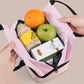 Double Layered Contrasting Color Meal Bag Insulated Ice Pack Fresh Outdoor Picnic Bag Portable Handheld Insulation Bag