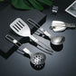 304 Stainless Steel Portable Kitchenware for Picnics Outdoor Camping Stir Frying Spatula Pot Folding Tableware Camping Outdoor