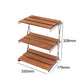 MOUNTAINHIKER Outdoor Camping Rack Portable Three-tier Rack Easy To Carry Foldable Picnic Camping Barbecue Folding Table