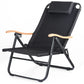 Leisure Camping Chair with Four Gear Adjustment Folding Comfort Back Beach Chairs Durable Aluminum Alloy Outdoor Furniture